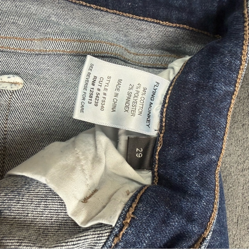 Flying Monkey Women’s Jeans Size 29 Raw Hem - Picture 8 of 11